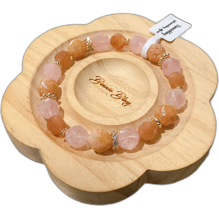 【落櫻暖陽•柔光守護】能量調和手串