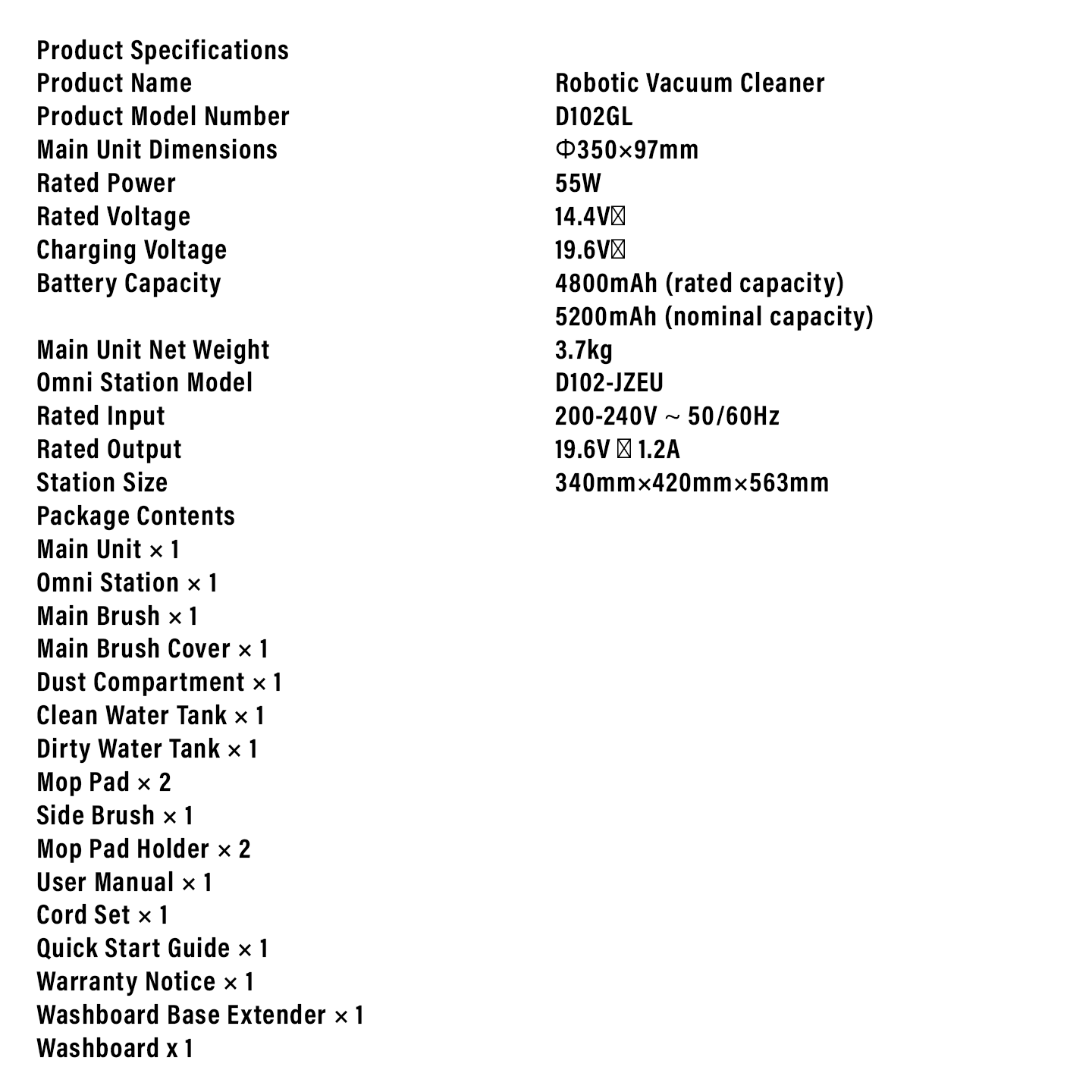Xiaomi Robot Vacuum X20 Pro AI Obstacle Avoidance (BHR8872EN)