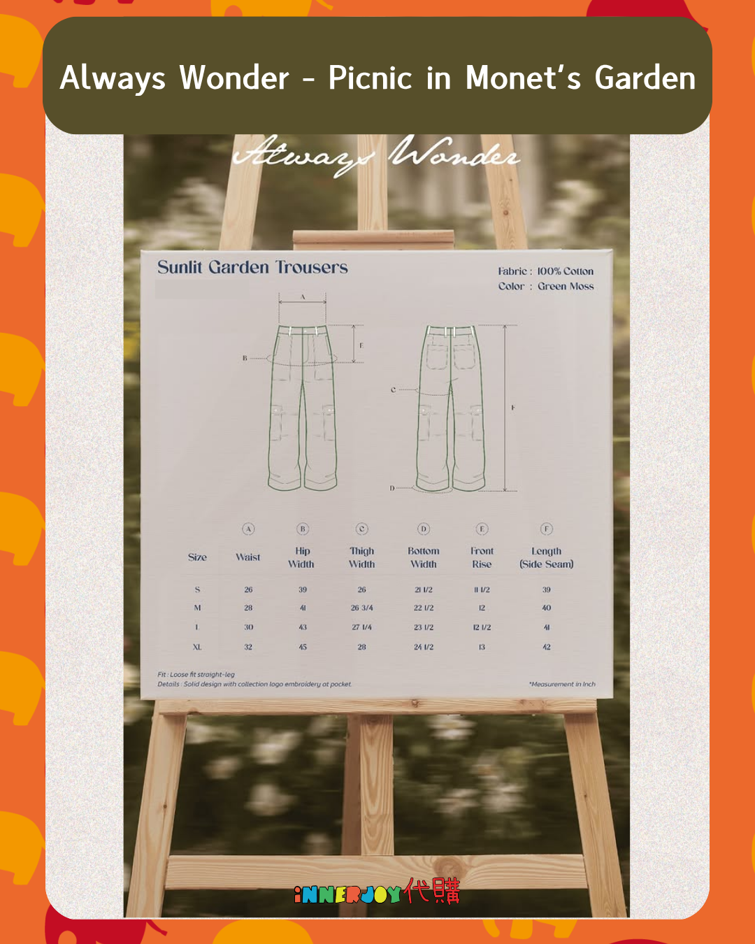 搶購（25/3 6PM截止） | LingOrm - LingLing個人品牌 Always Wonder - Picnic in Monet’s Garden 20260326