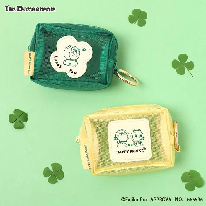 [訂購] 多啦A夢掛扣袋 小物袋 Doraemon生活 Pouch｜四葉草系列