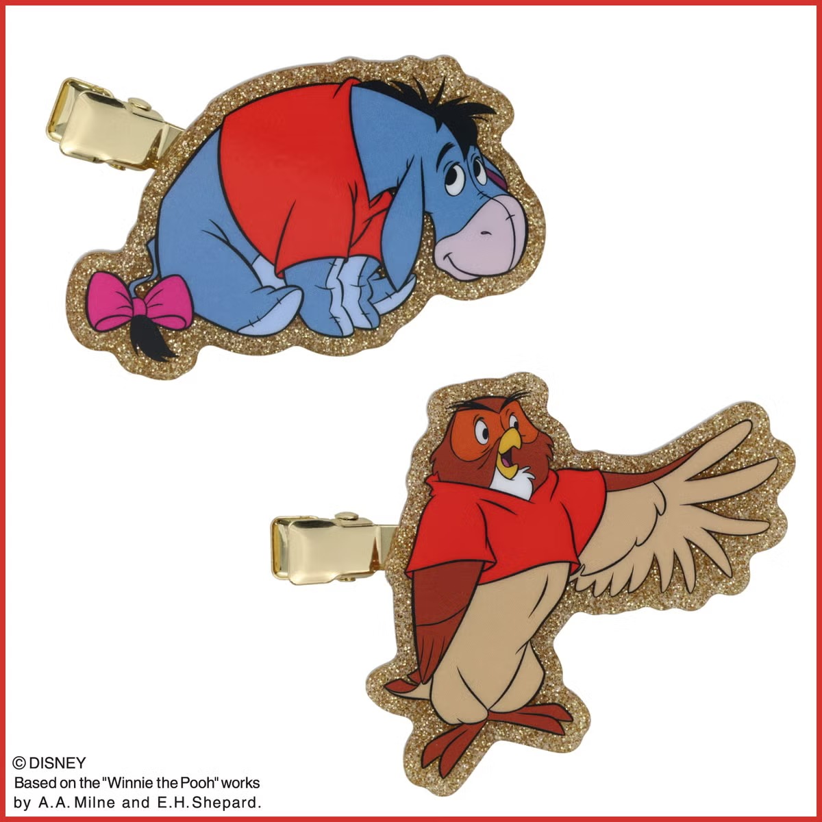 🌸 【預訂】Red Shirt Friends Series-Bangs Clips(隨機)