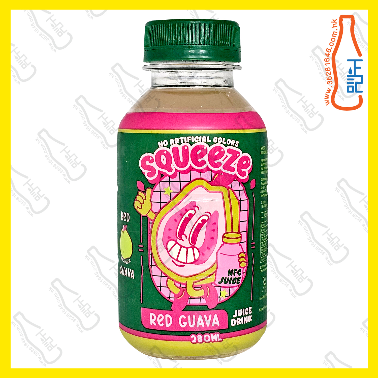 Squeeze Master 紅芭樂汁 280ml x 24支 /箱
