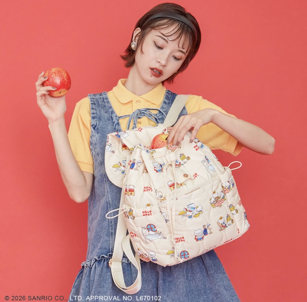 日本預訂📍日本Hello Kitty x Accommode可愛系列 - 背囊 不包郵 25/6日本開售