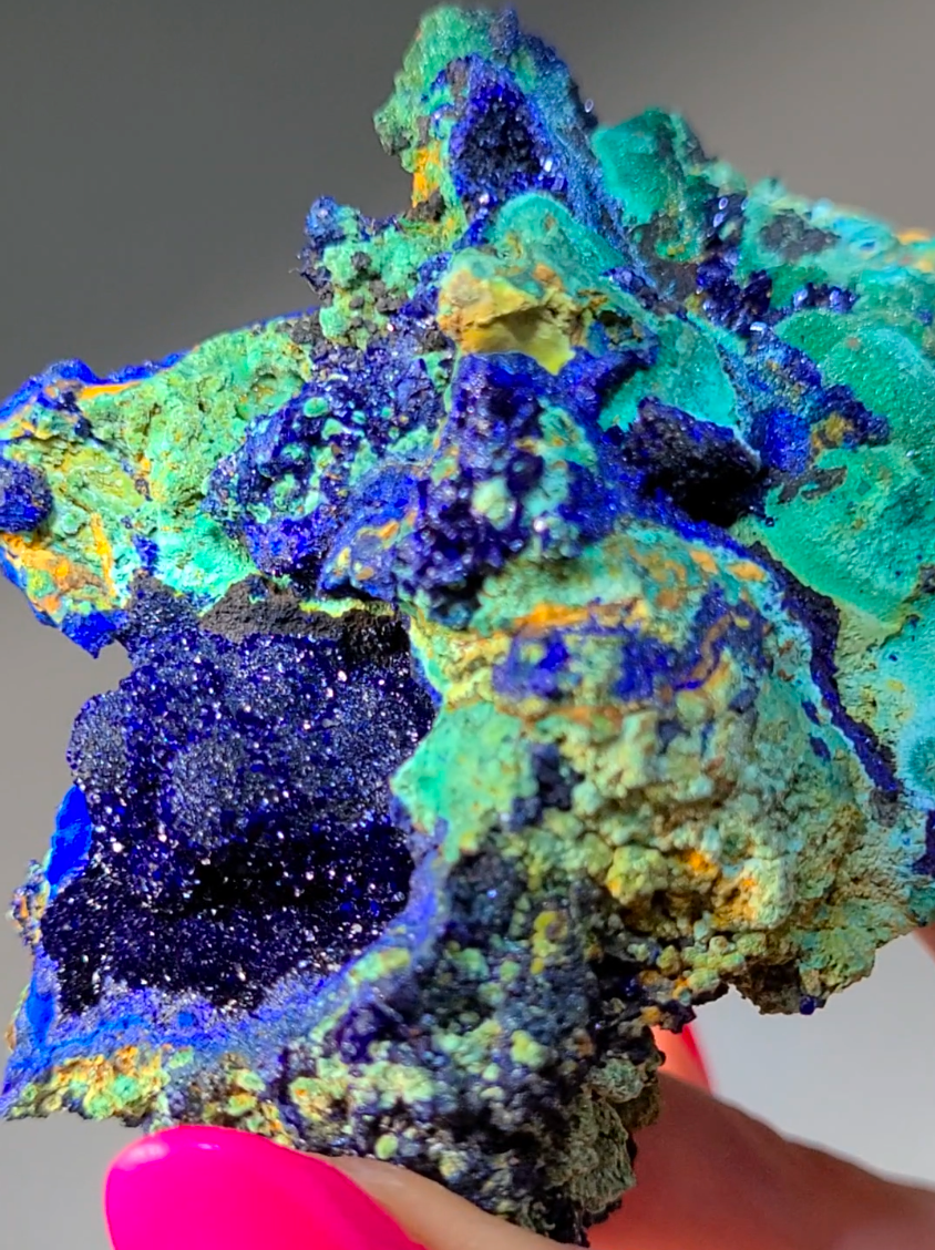 Azurite malachite chrysocolla specimen - AZ16