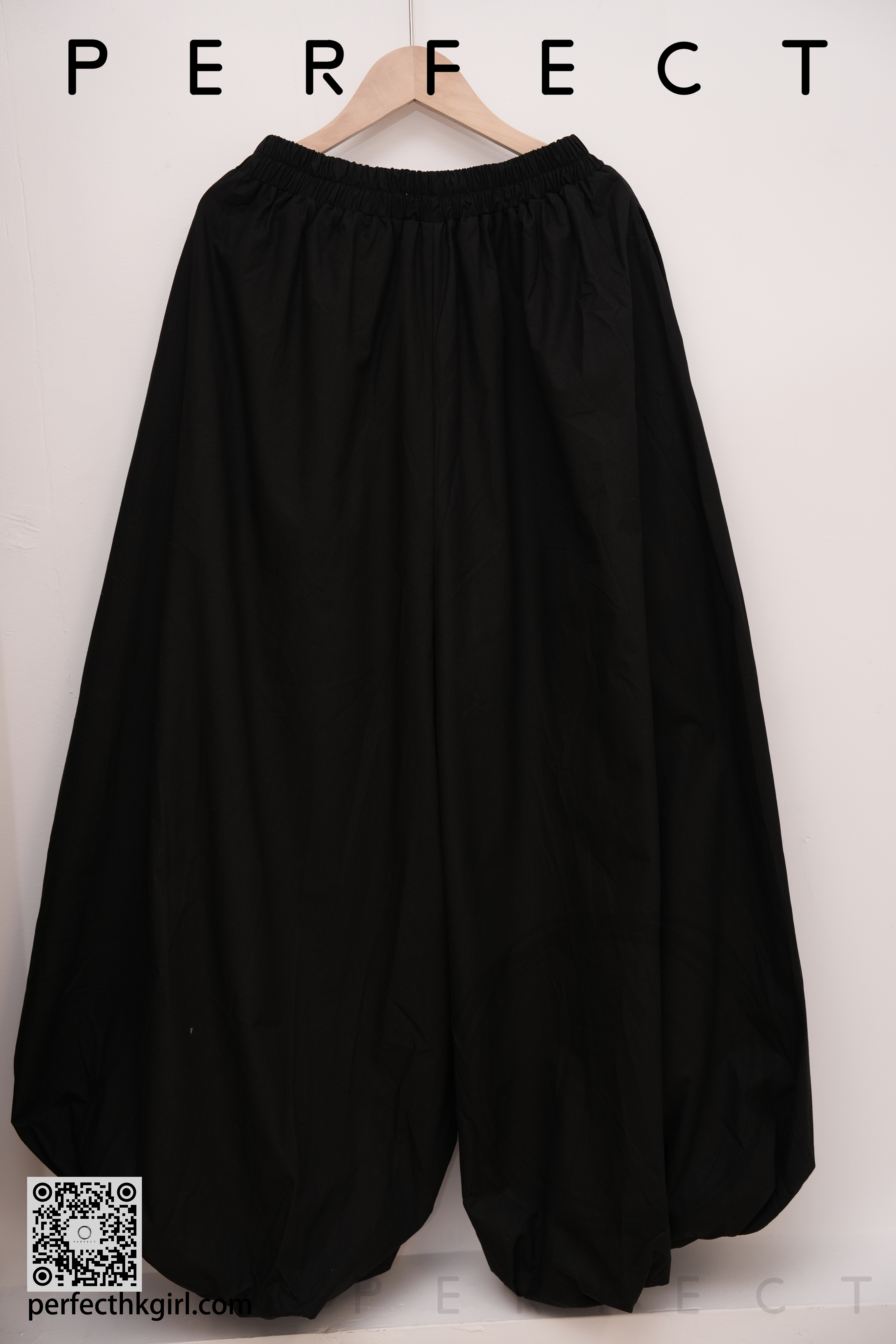 P0032_百搭舒適燈籠褲（顯瘦黑色）