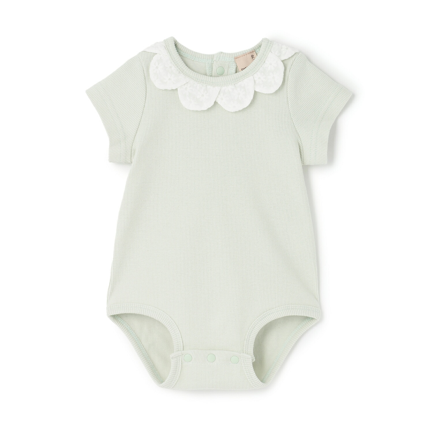 🇯🇵預訂 日本直送🇯🇵Petit Main四色扇形領短袖包屁衣