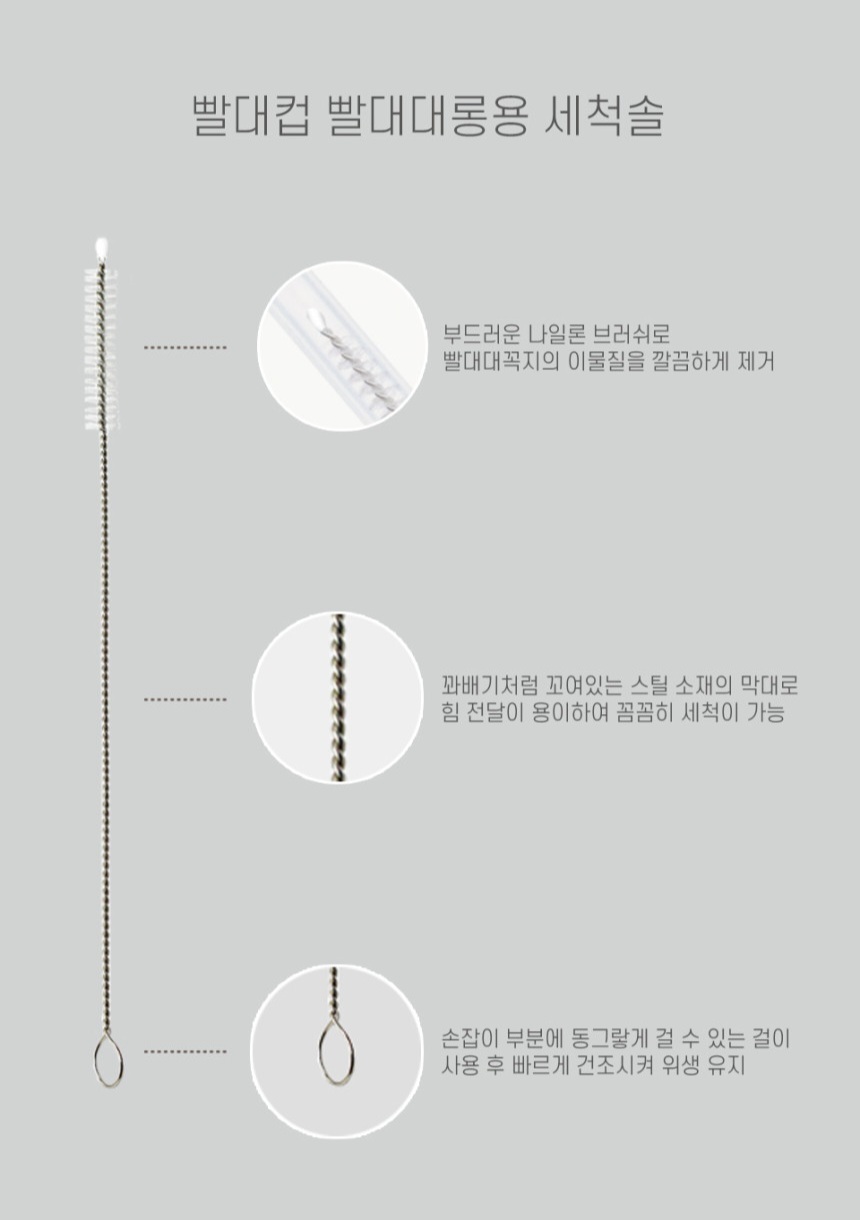 UBMOM 吸嘴吸管清潔刷（8mm刷毛)