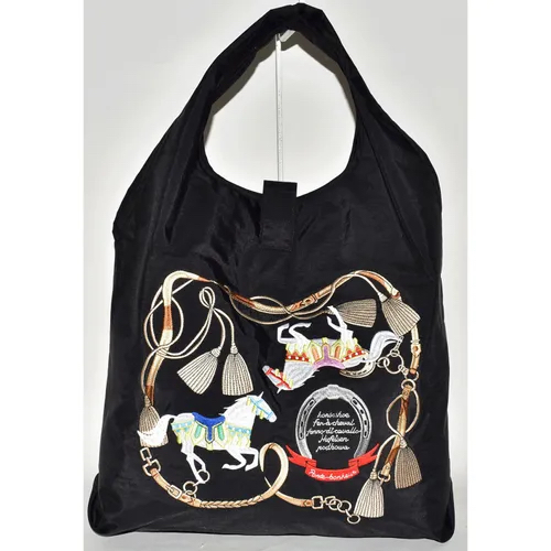 日本🗾直送特色馬🐴圖案刺繡可折疊包袋現貨🤩