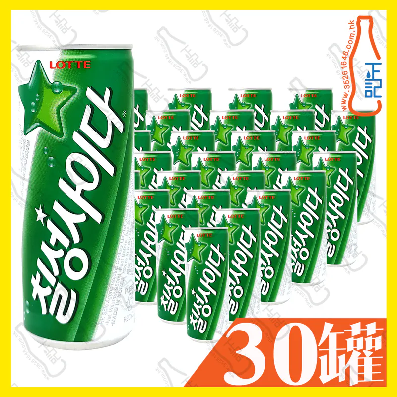 樂天韓國檸七 250ml x 30罐 /箱