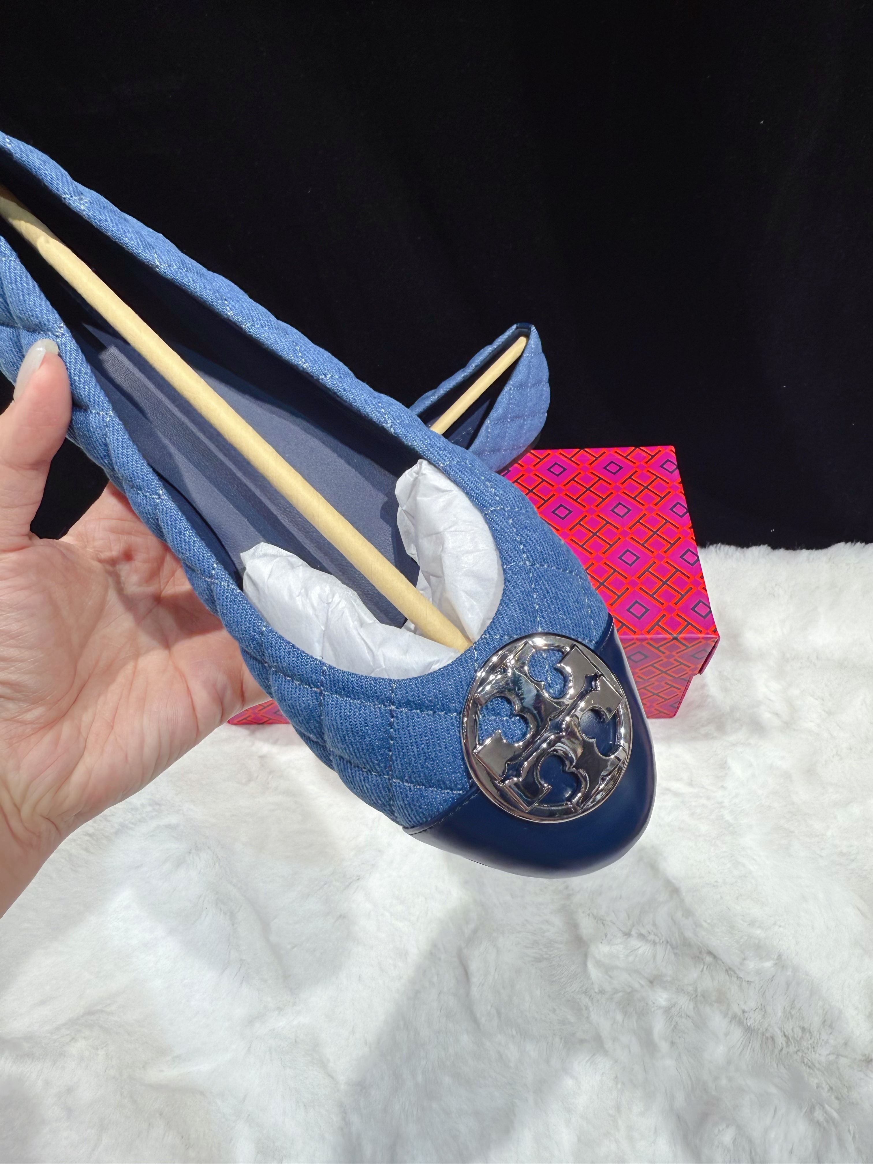 Tory burch Ballet flat denim/7.5