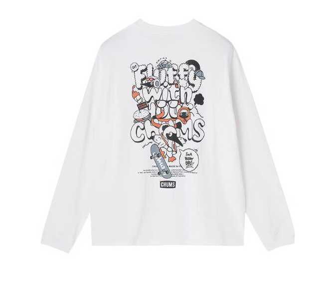 預訂 Chums Fluffy Pocket Brushed長袖Tee [貨號26A731]