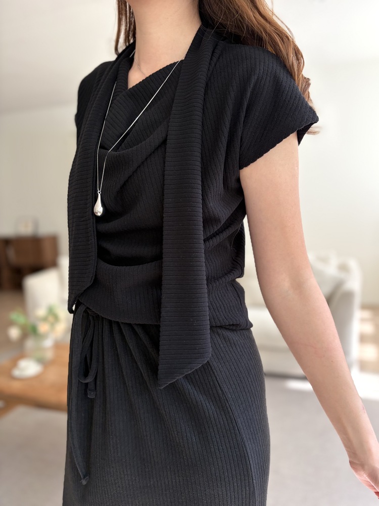 Softy Tie Detail Set (Black)
