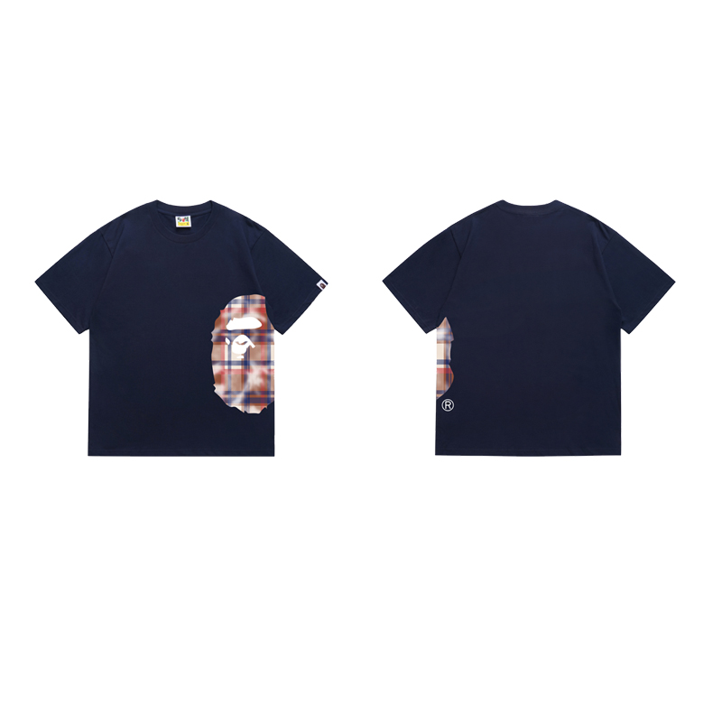 Bape Check Big Ape Head Tee
