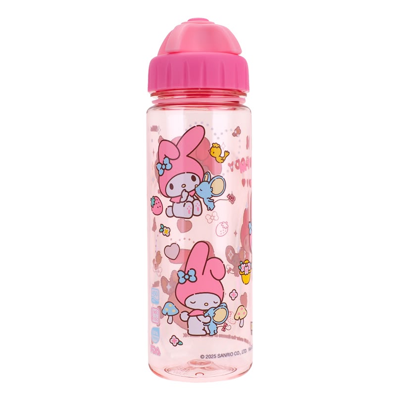 My Melody 450ml BPA Free Water Bottle w/ 2 Openings Lid 膠水樽 (2開口設計)