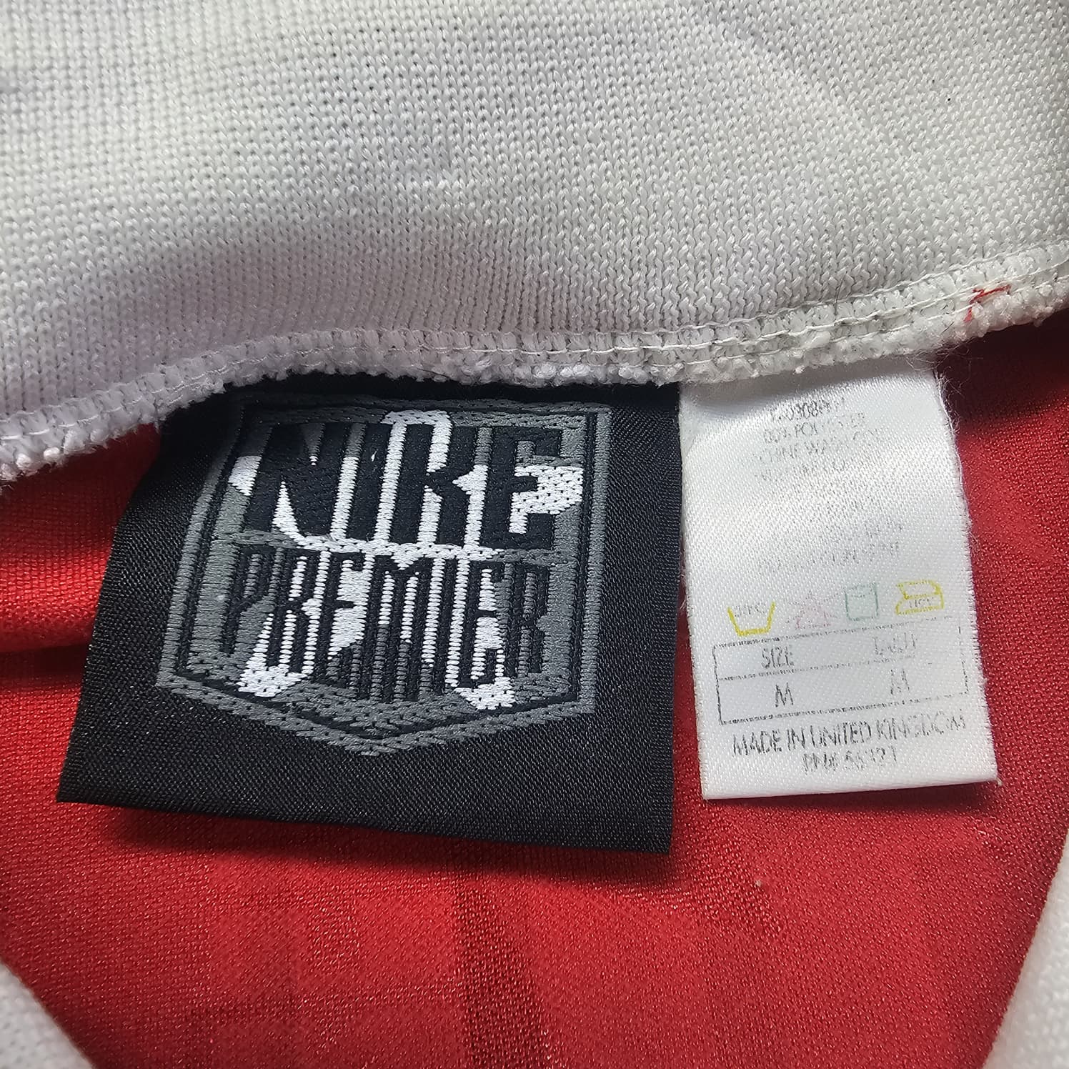 1994-96 Arsenal Home Shirt #8 WRIGHT - 9/10 - (M)