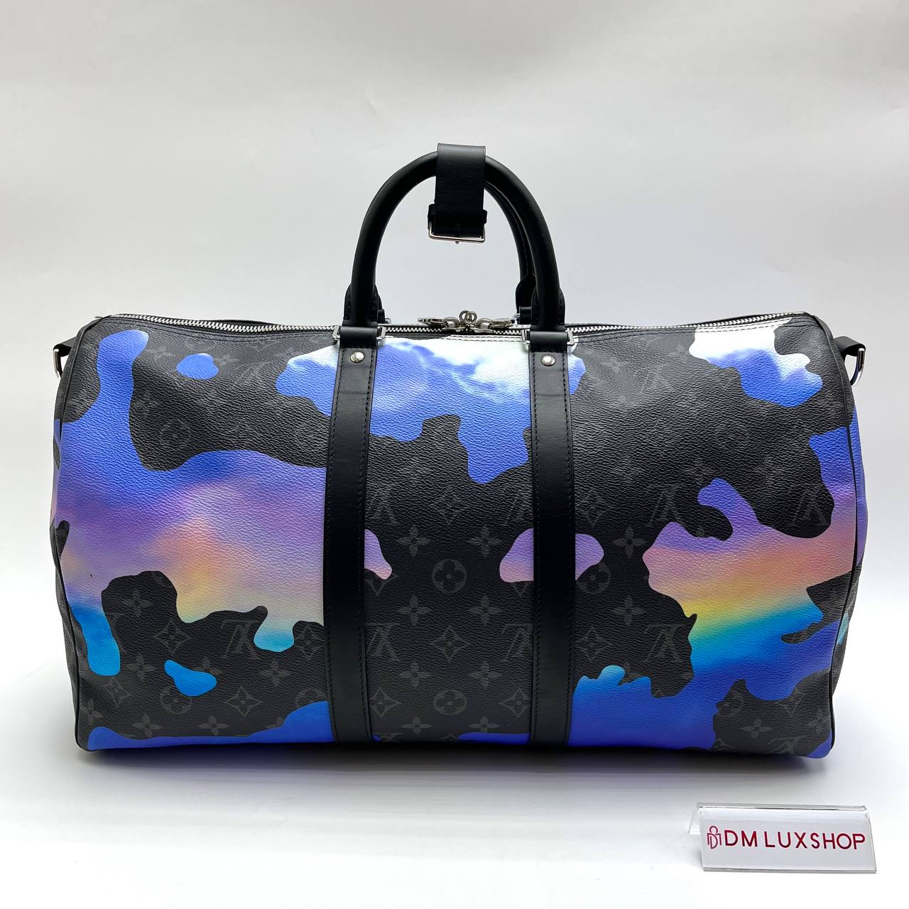 LV Monogram Eclipse Sunrise Keepall 45