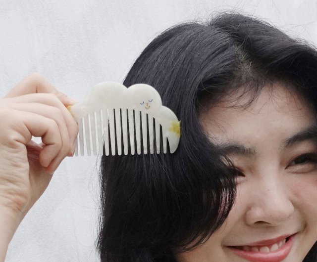 雲朵星星梳子