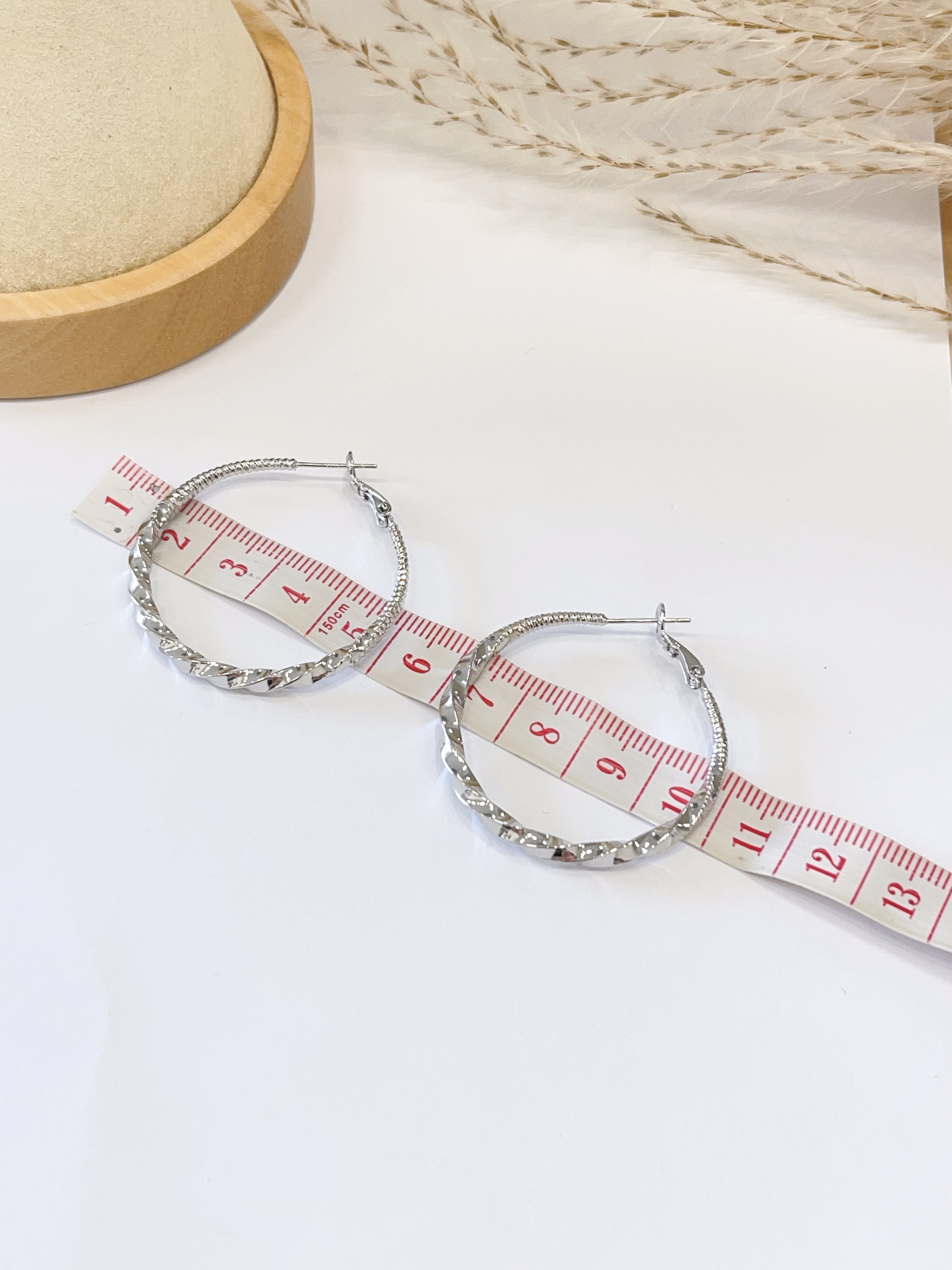 高级感切割纹路耳环