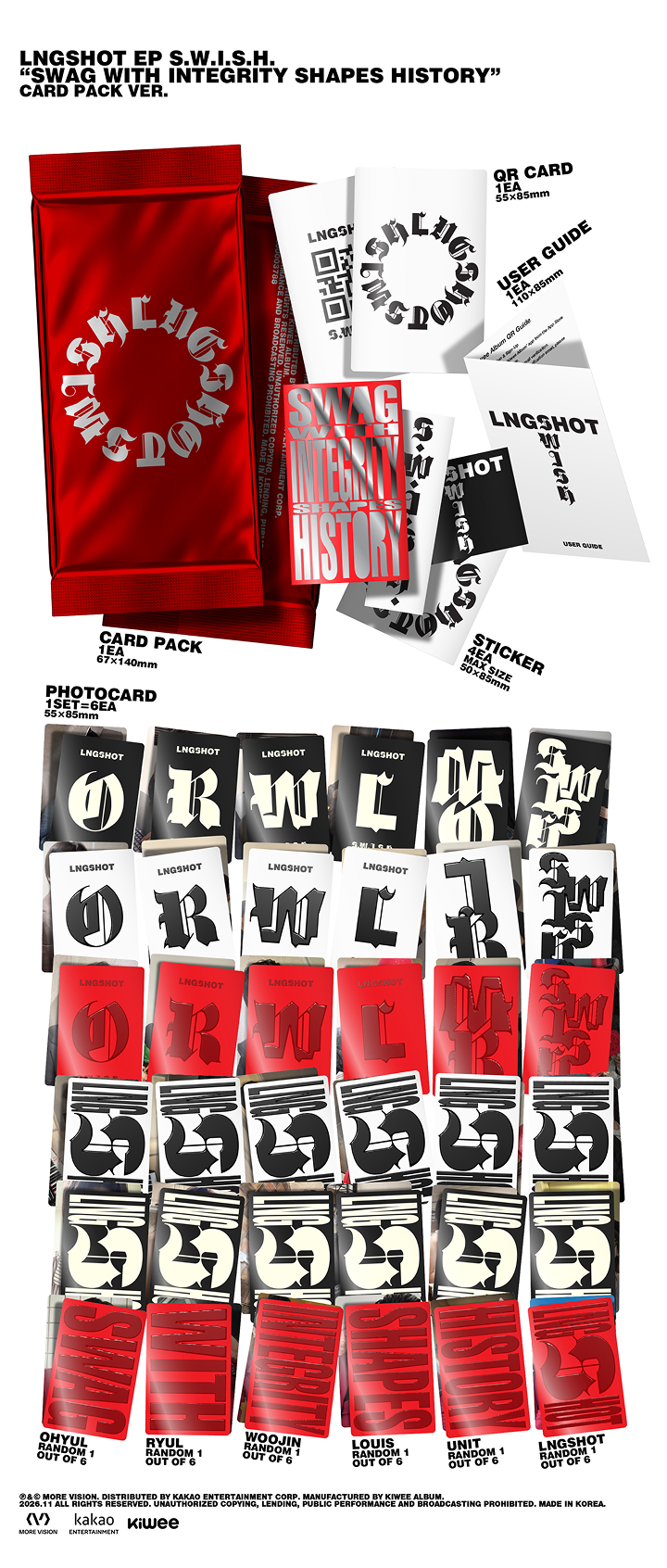 EP ALBUM [S.W.I.S.H.] Card Pack Ver.