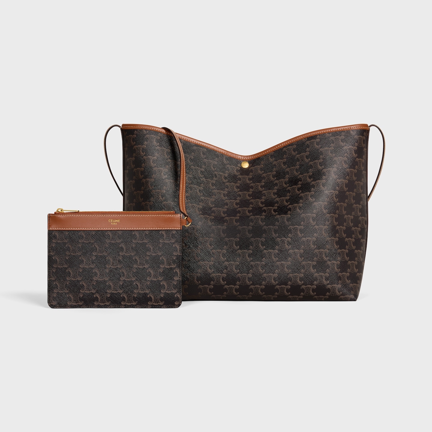 限時優惠✨訂貨🍒Celine shopper bag  Size 32.5x24.5x14cm 容量超高‼️仲附送pouch 肩帶可較長短，側孭或斜孭都得~