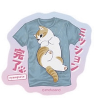 Mofusand 鯊魚貓 貼紙｜預訂