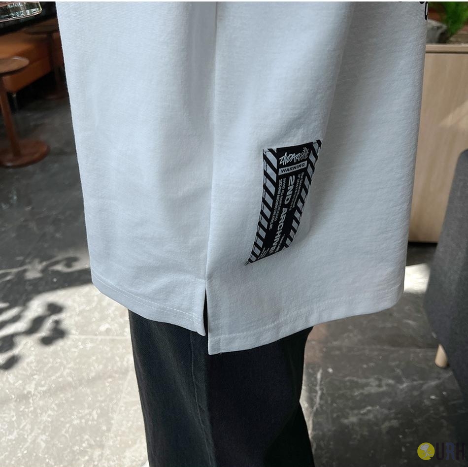 【100%保證韓國直送】韓系 2ND ARCHIVE 街頭塗鴉藍花圖案寬鬆短袖 Tee 👕 [2 color] RG114948