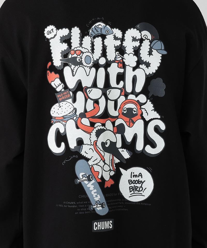 預訂 Chums Fluffy Pocket Brushed長袖Tee [貨號26A731]