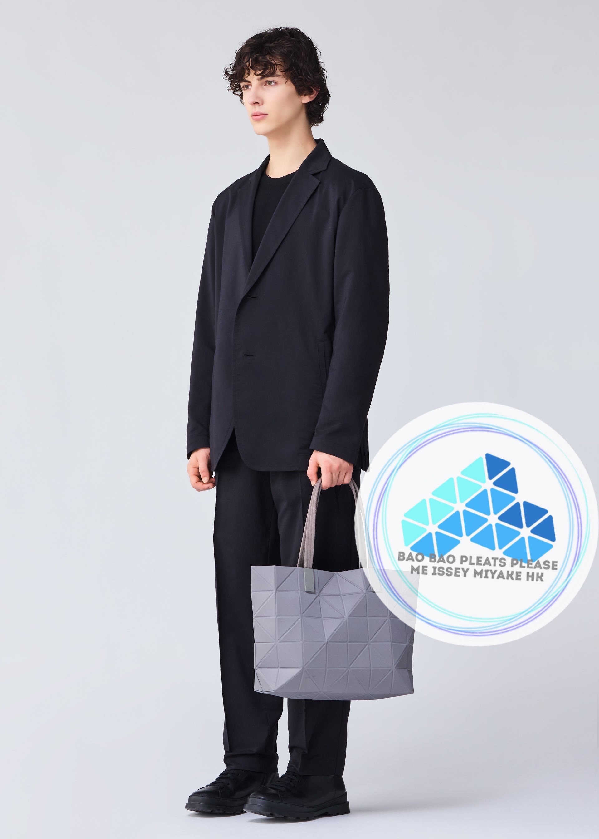 BAO BAO 啞面TRACK one-tone tote bag 有底手提袋大尺寸 