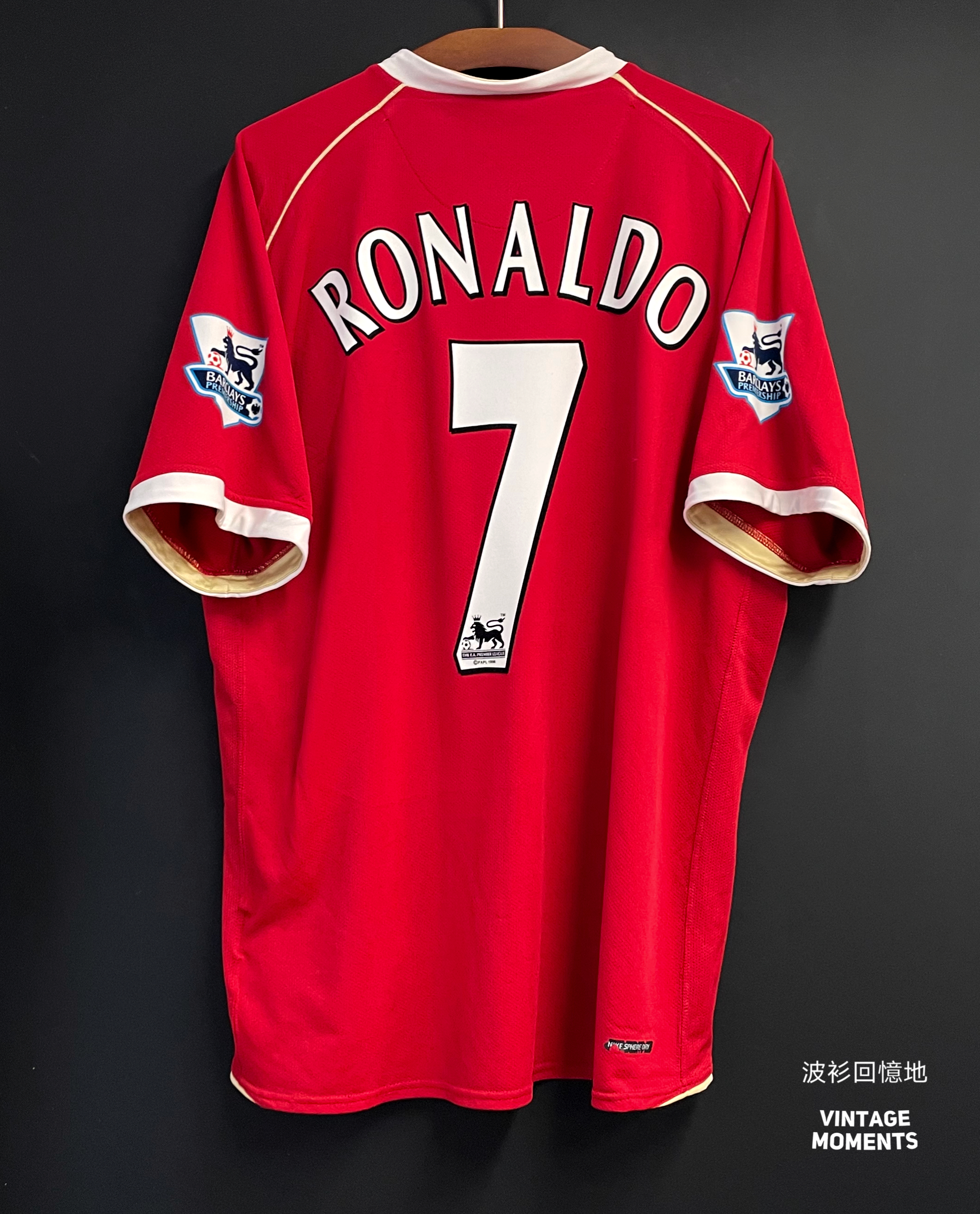 曼聯06/07主場 C朗拿度 MANCHESTER UNITED 2006-2007 HOME SHIRT RONALDO