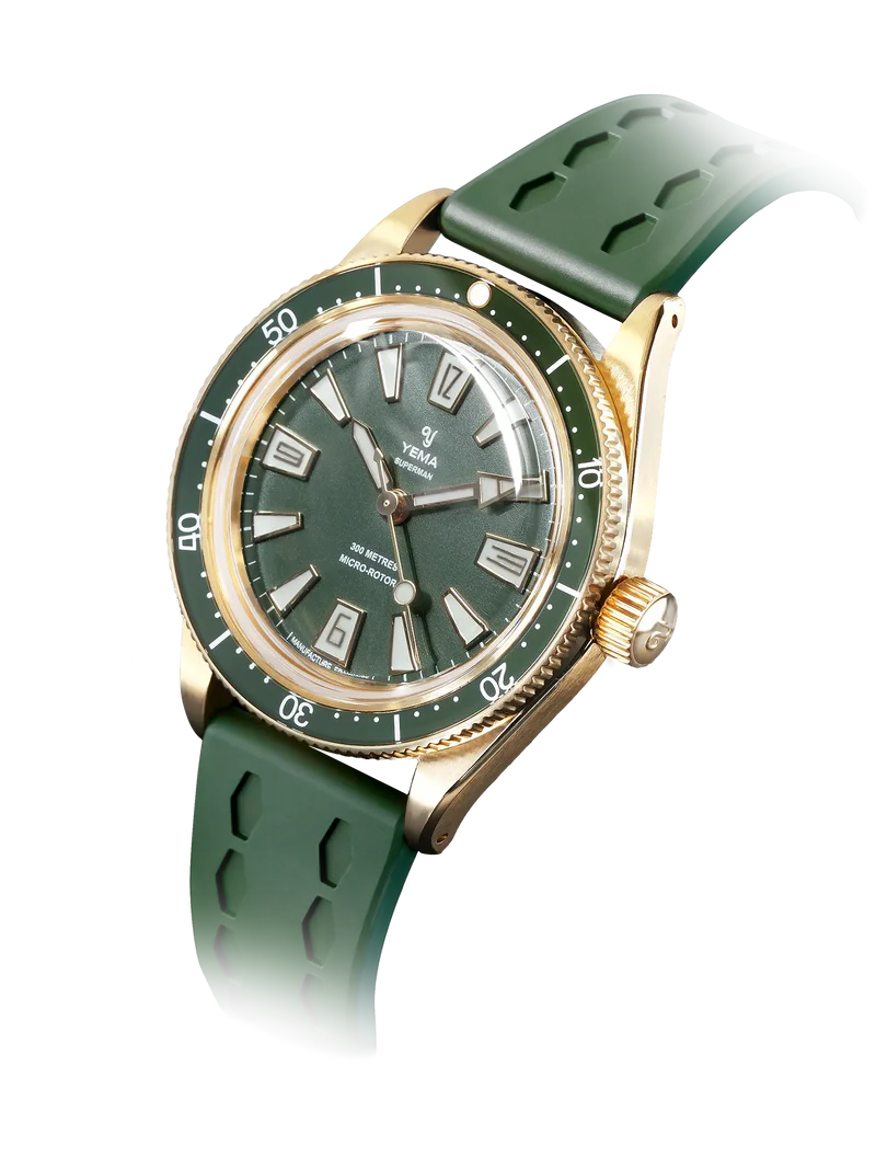 YEMA - Skin Diver Slim Bronze CMM.20 - 12.26.20.34.ZN.U4 Green
