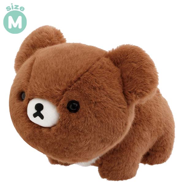 RK 鬆弛熊 3小熊 十年 鬆毛趴公仔M 小熊