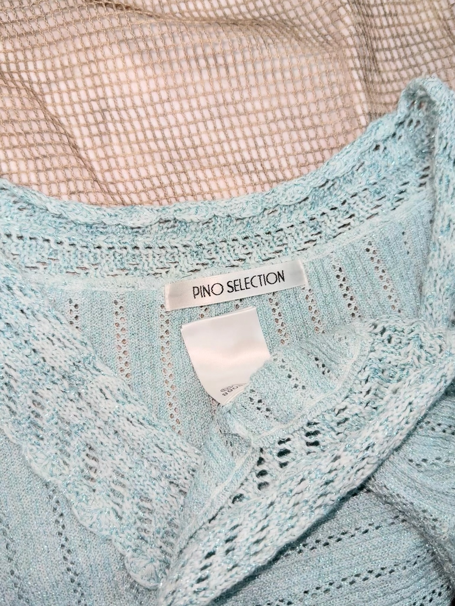 Light Blue Cropped Cardigan