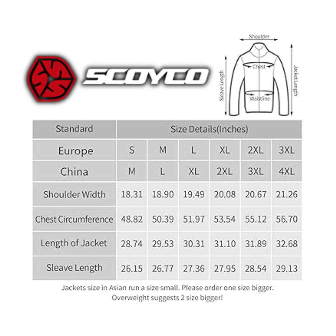SCOYCO JK118-2 Motorcycle Riding Jacket | CE Level 1 Protective Mesh Jacket for Spring & Summer