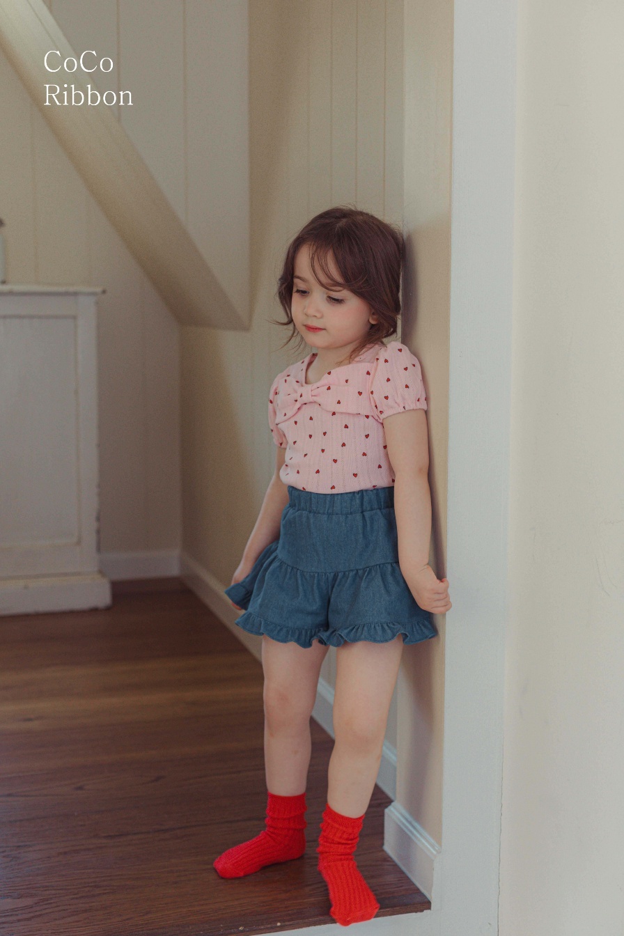 【預訂】 韓國直送 南大門童裝 心心圖案上衣