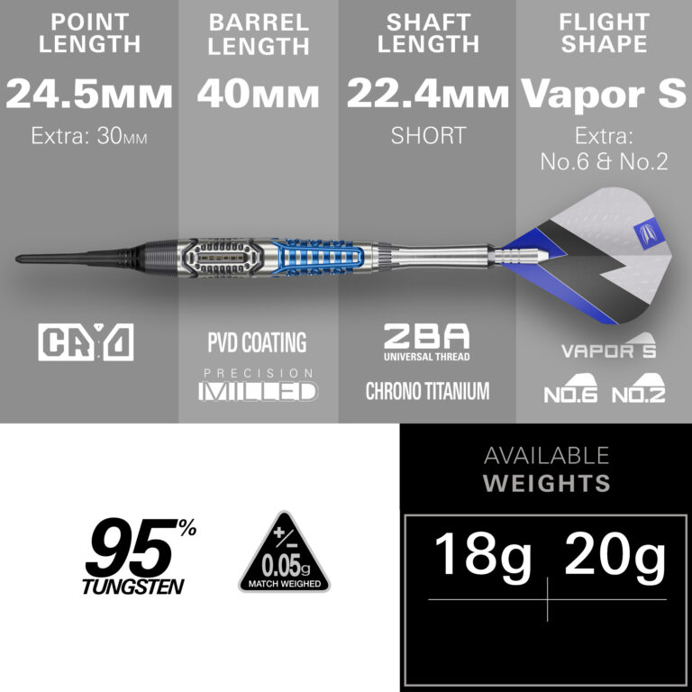 TARGET PHIL TAYLOR THE POWER CHRONO 2BA