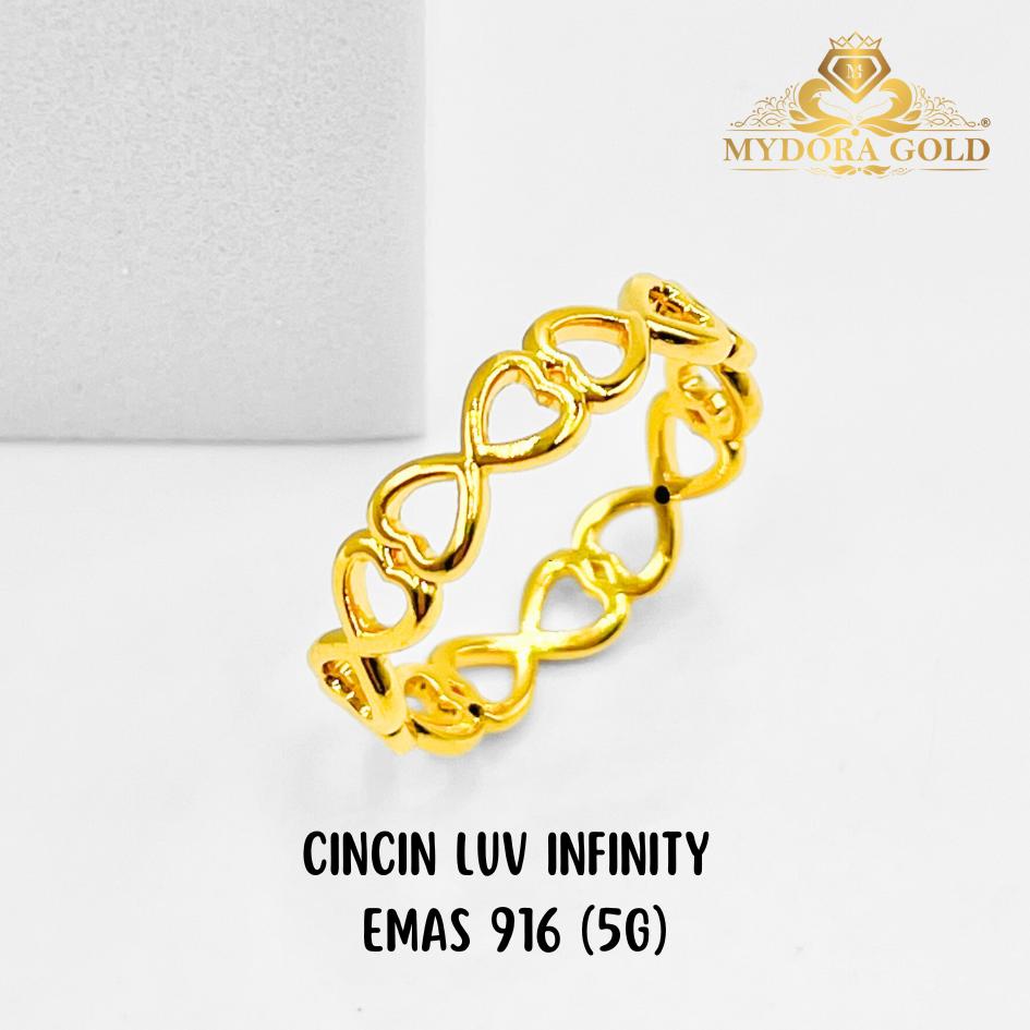 MYDORA Cincin Luv Infinity (5G) l EMAS 916/22K