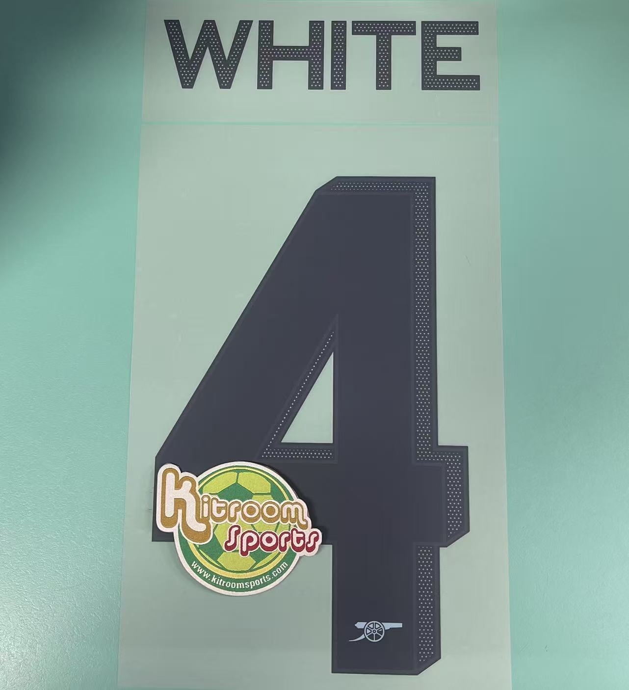 2022-23 Arsenal 3RD UCL Nameset #4 WHITE