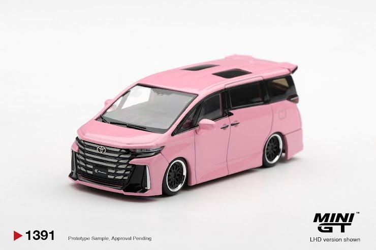 (預訂 Pre Order) Mini GT ( MGT01391-R ) Toyota Vellfire 40 KUHL Metallic Pink