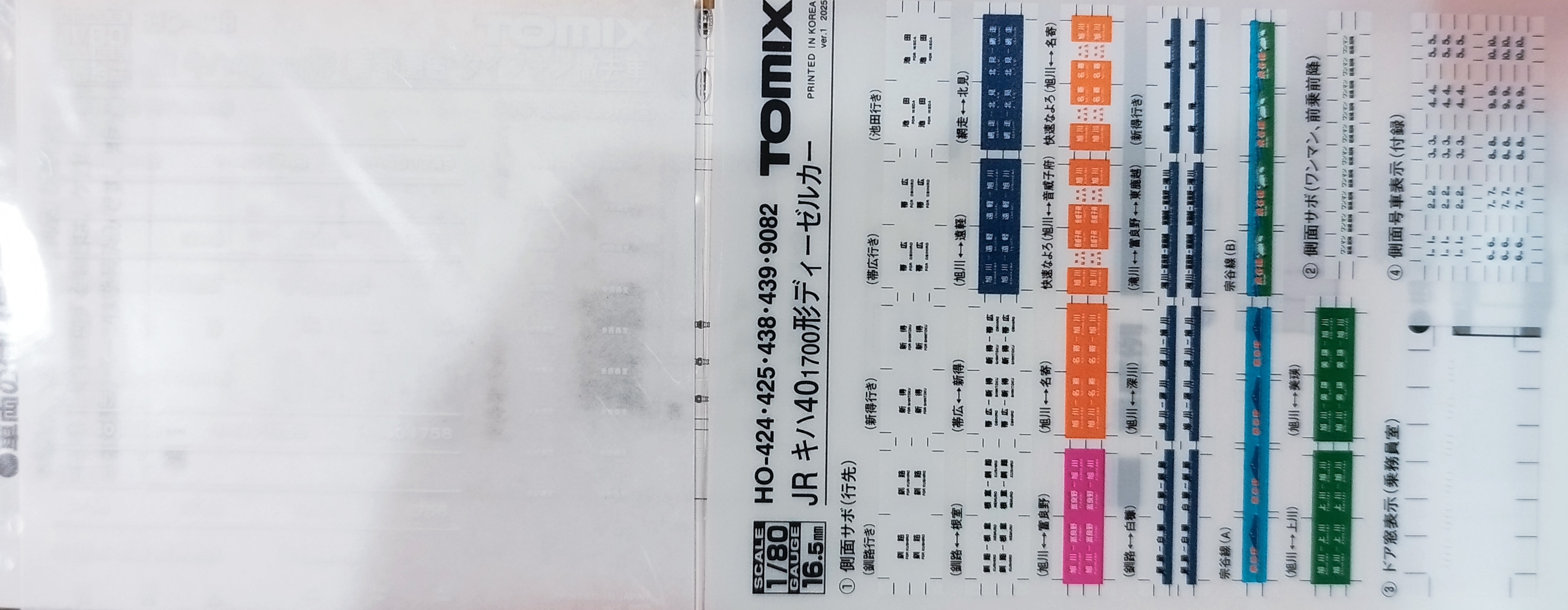 TOMIX HO-438 JR キハ40-1700形 首都圏色