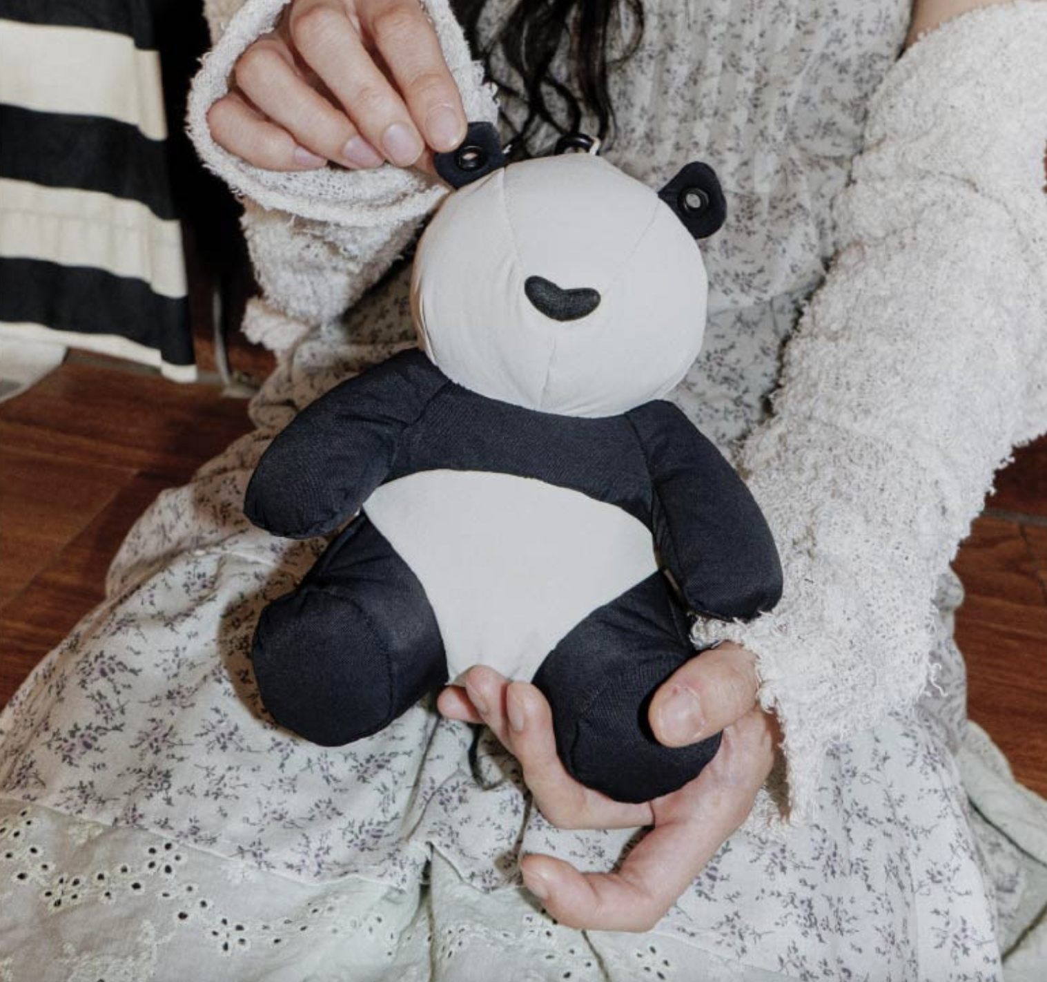 📦訂購 韓國代購 COLLER x Everland Bao Family 寶家族 福寶 Fubao 公仔收納袋鎖匙扣