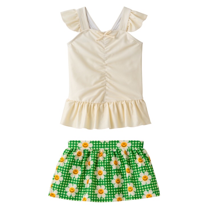 🇯🇵限時預訂 日本直送🇯🇵Wiggle Wiggle花花格紋分體泳衣