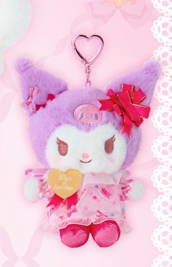 ［8月中到貨]Sanrio 55週年禮物主題公仔掛飾系列
