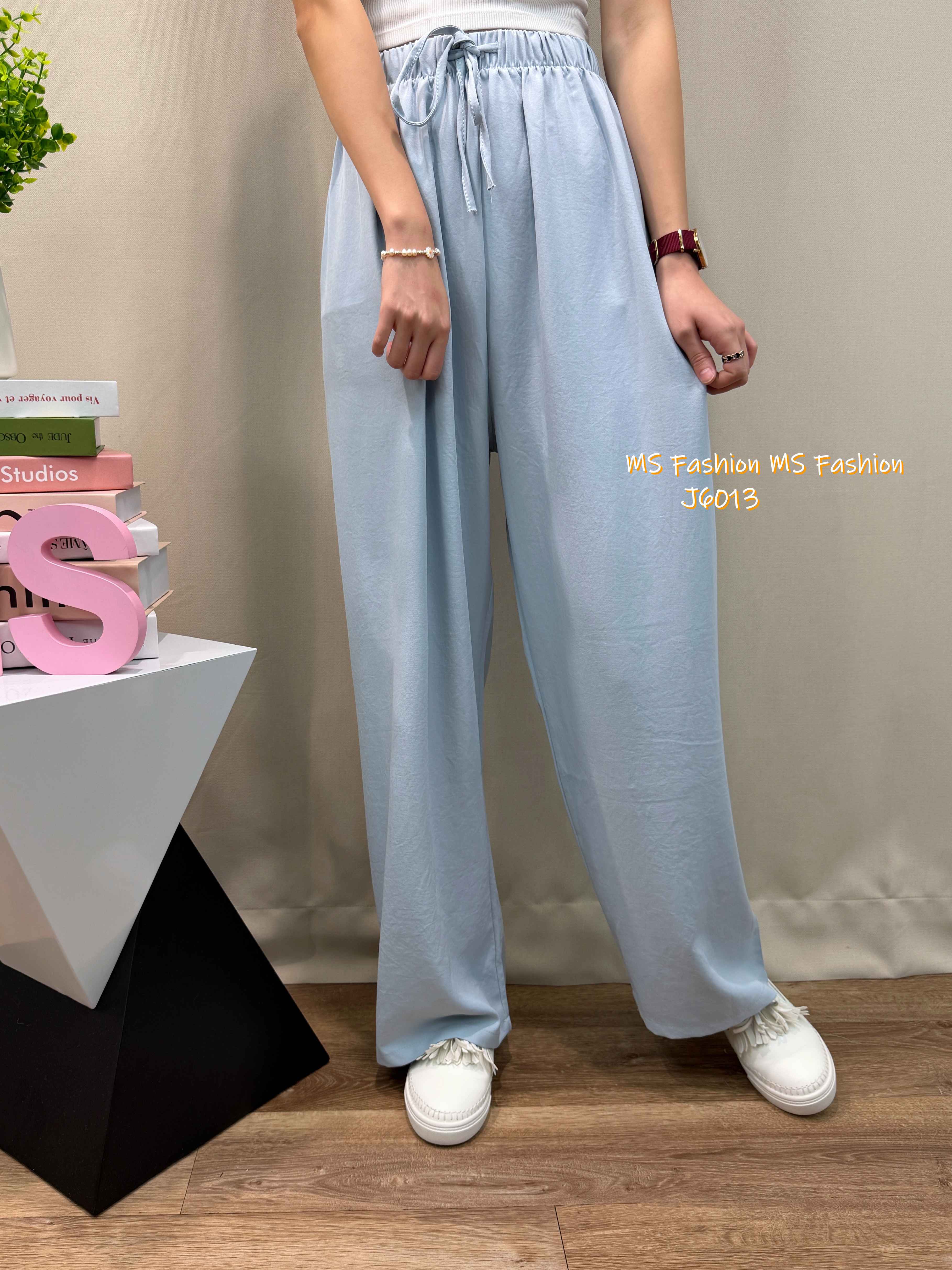 J6013 韓國🇰🇷靚色闊筒褲