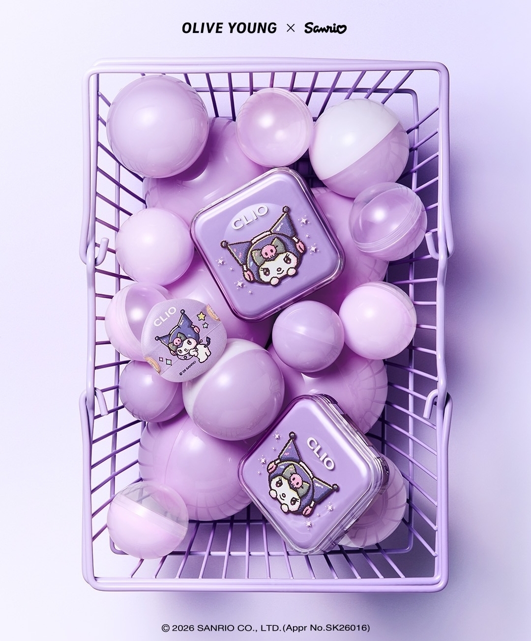 韓國 CLIO x Sanrio 聯名 KUROMI 完美遮瑕mini氣墊 5g