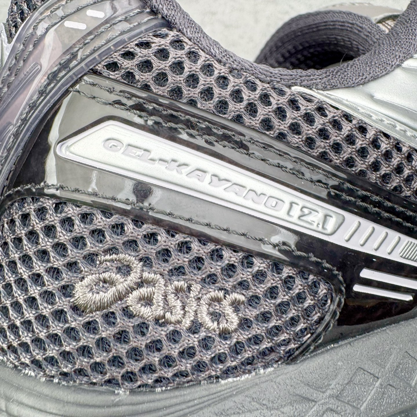 ASICS Gel-Kayano 12.1 Kith Tornado Pure Silver