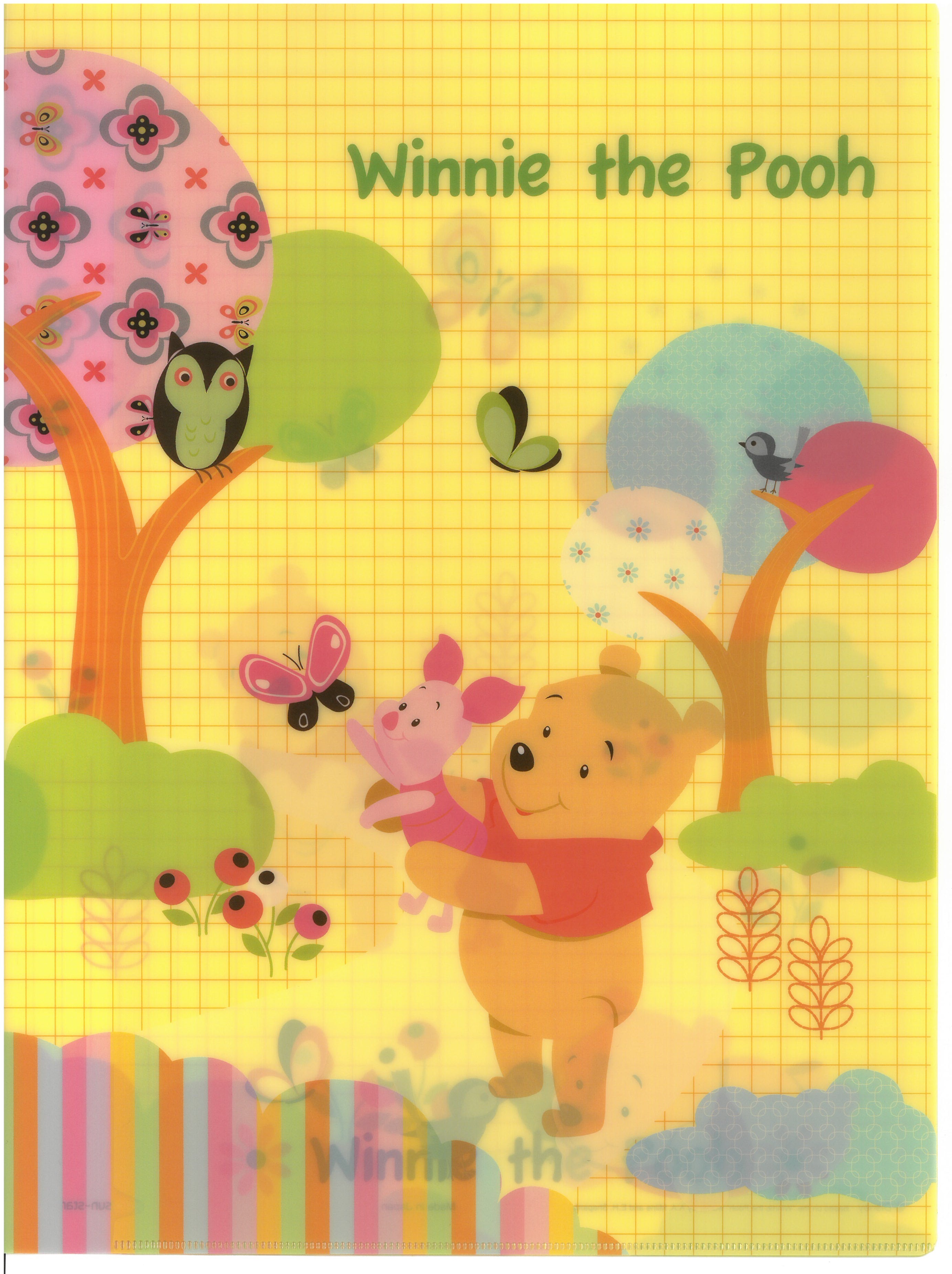 Winnie the Pooh 維尼熊 A4 雙開文件夾 (2129-825)