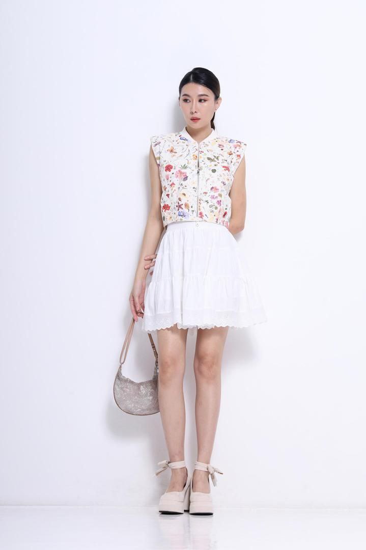 出袖花花上衣 2665