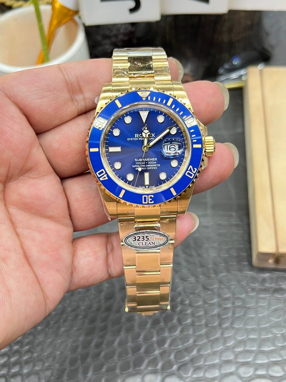 Rolex全金蓝鬼/41mm全金蓝水鬼/上海机芯3235全自动机械🌟