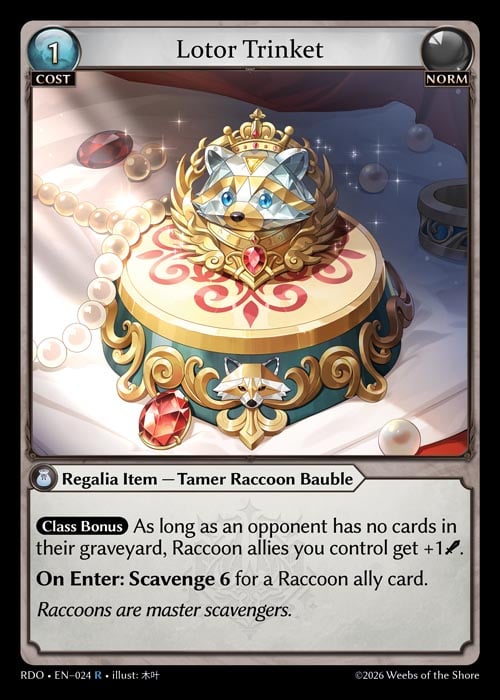 Lotor Trinket / RDO-024 (R)