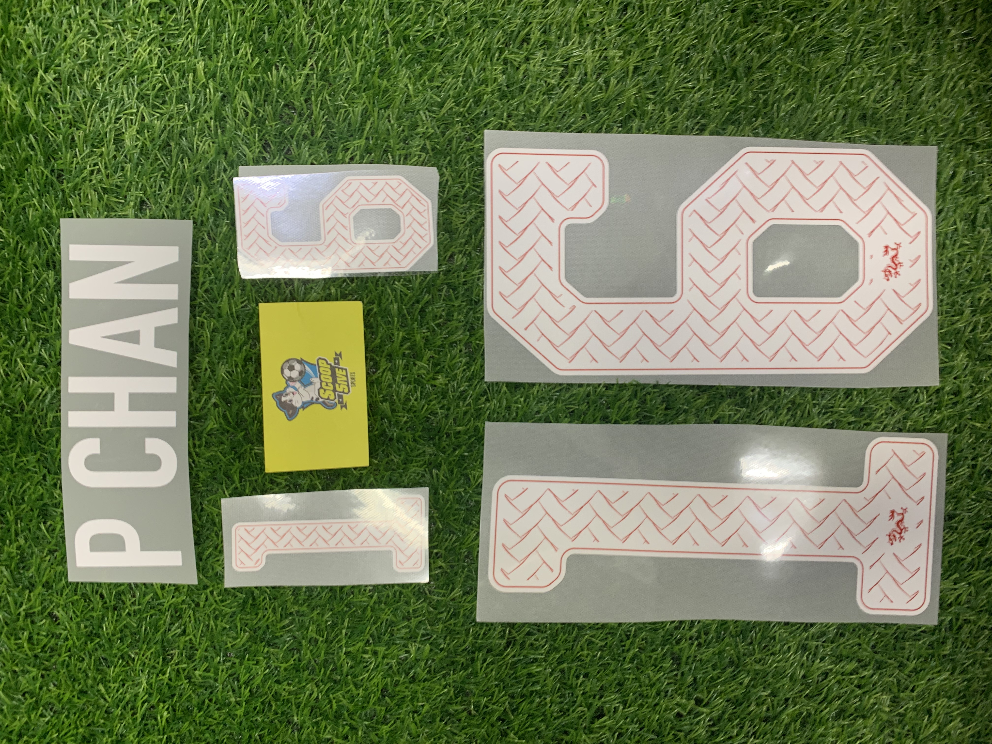 2026-27 香港 主場 印字 16 P Chan 陳肇鈞 2026-27 Hong Kong Home Name & Numbering 16 P Chan